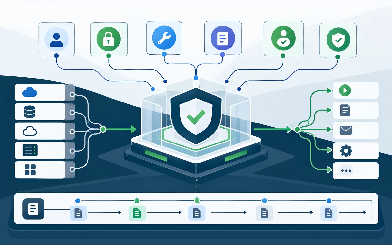 Security controls around an AI agent acting across enterprise systems