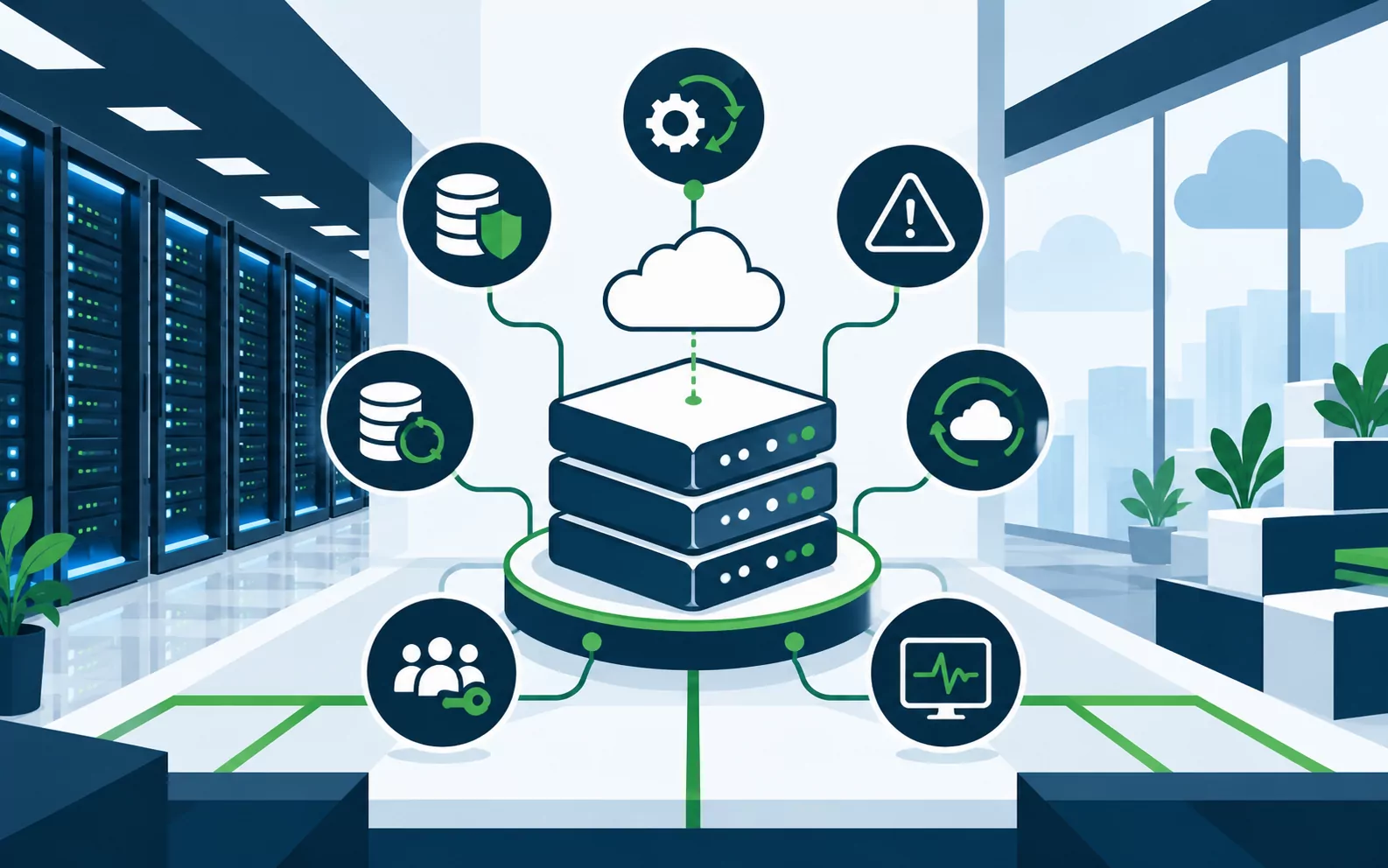Open-source platform with owners for updates, backups, monitoring, vulnerabilities and support